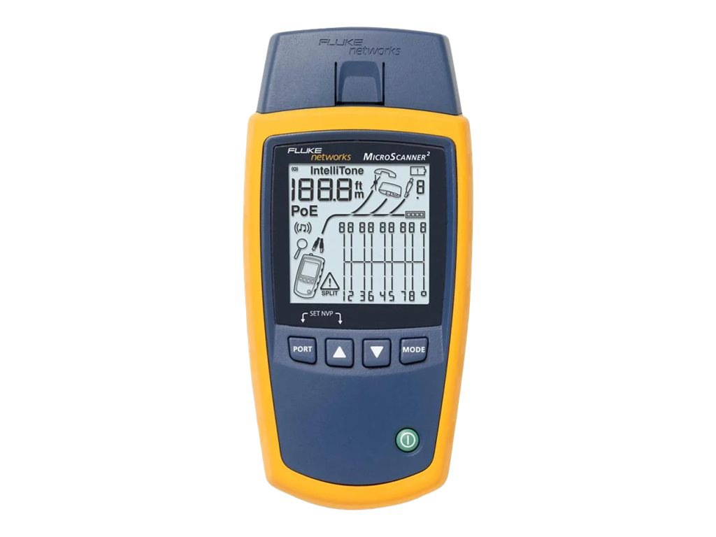 Fluke Networks MicroScanner2 Industrial Ethernet Basic Kit - network tester