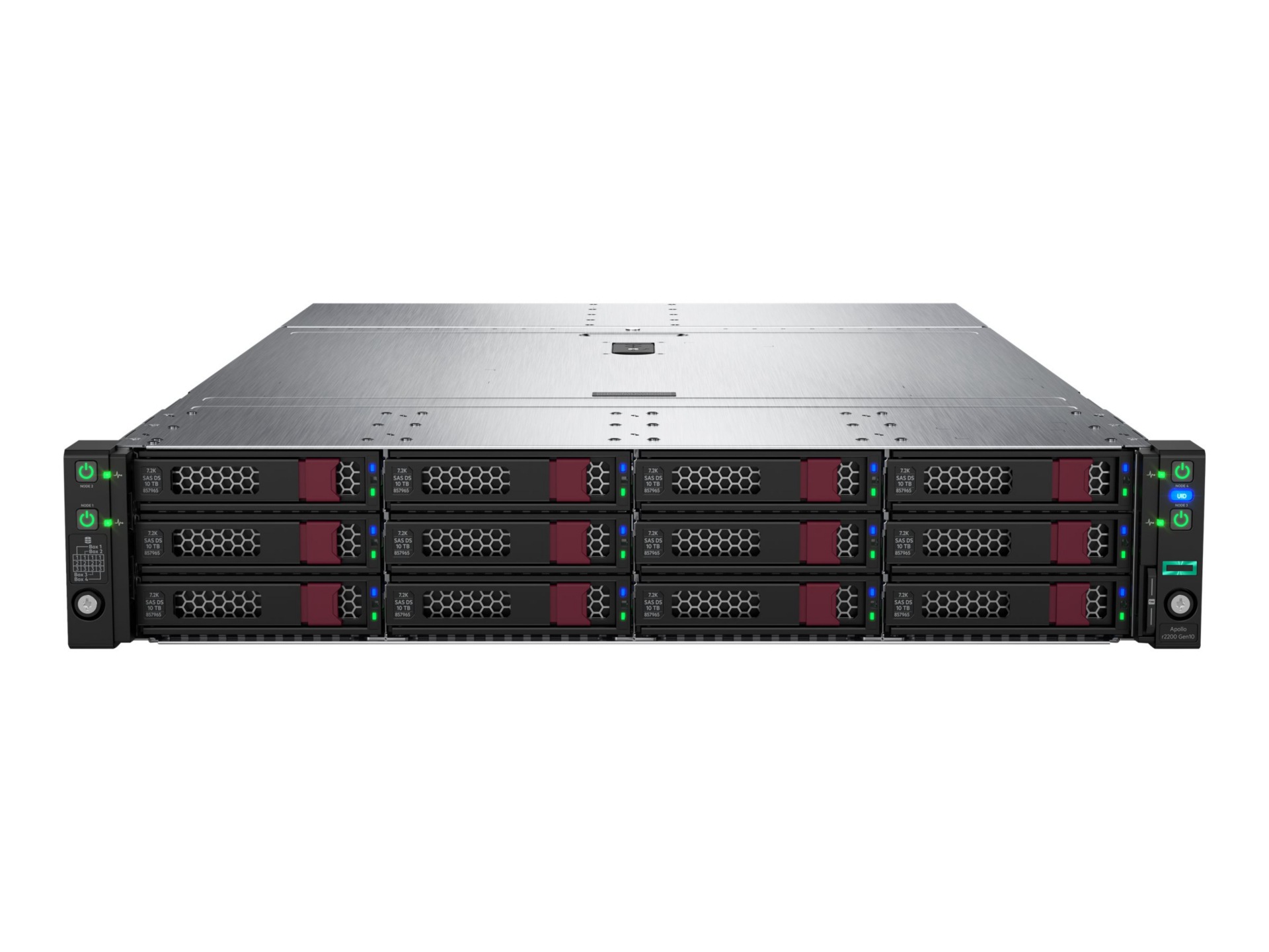 HPE ProLiant XL170r Gen10 24TB Server for Cohesity DataPlatform - blade - Xeon Silver 4208 2.1 GHz - 64 GB - SSD 1.6 TB,