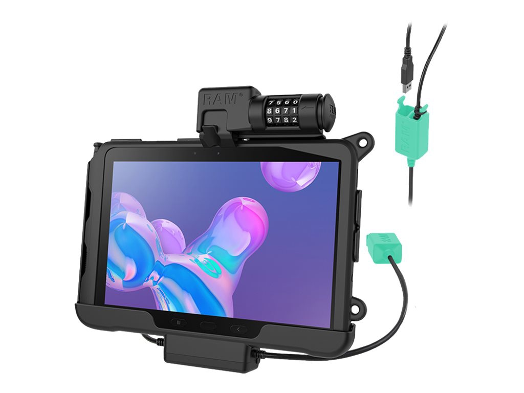 RAM Skin charging cradle - 2 x USB, Pogo