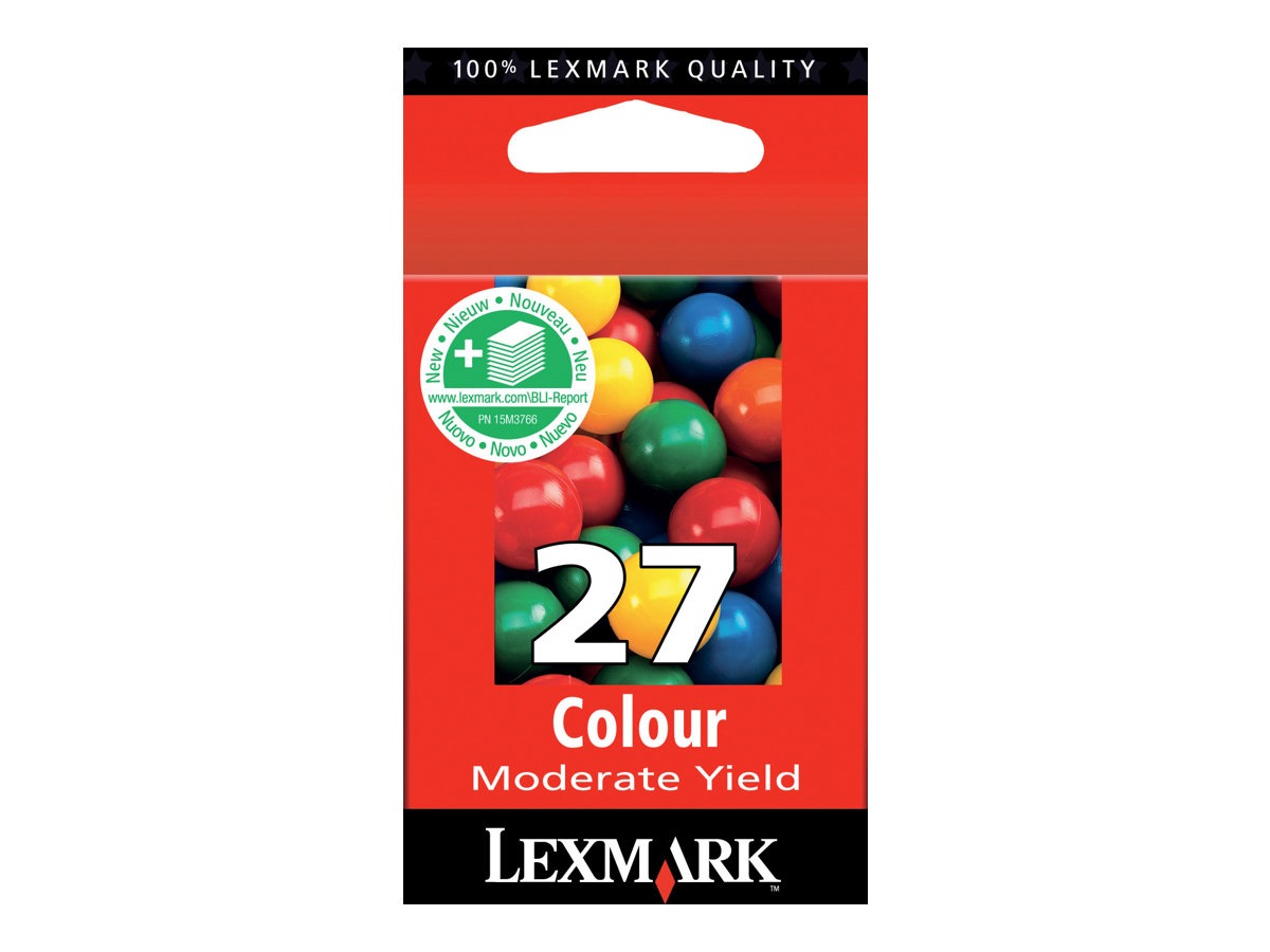 Lexmark #27 Moderate Yield Color Inkjet Cartridge
