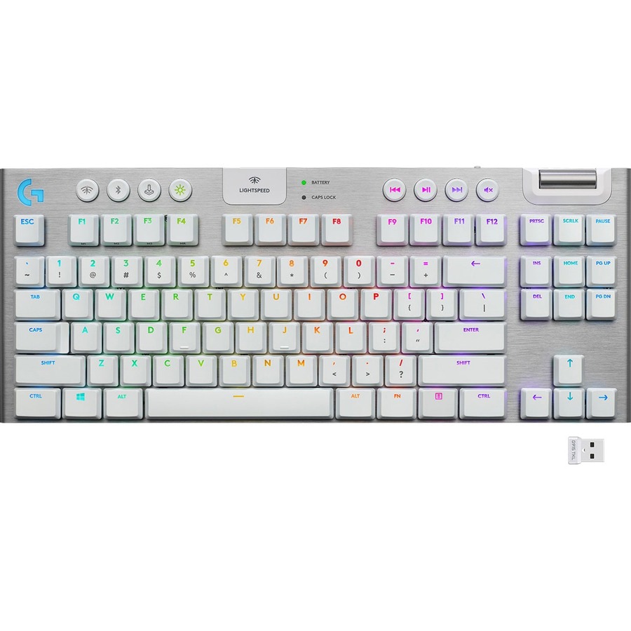 Gaming G915 TKL - keyboard - white - 920-009660 - Keyboards - CDW.com