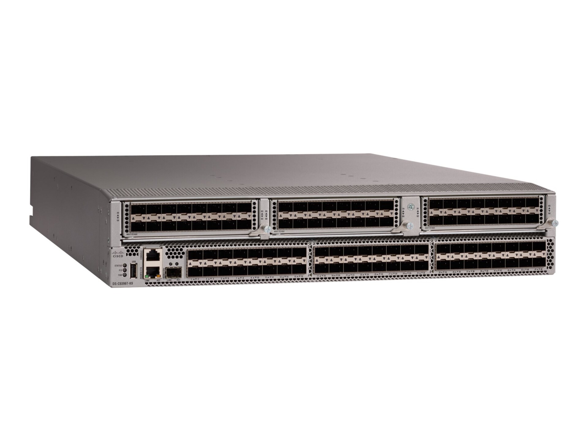 Cisco MDS 9396T - switch - 96 ports - managed - rack-mountable - with 96 x