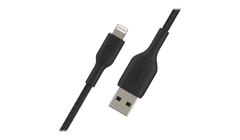 Belkin Braided Lightning to USB-A Cable Apple MFi Certified 1M/3.3ft Black