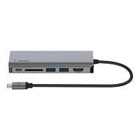 Belkin USB-C 6-in-1 Multiport Adapter, Docking Station, 4k HDMI, 100W PD