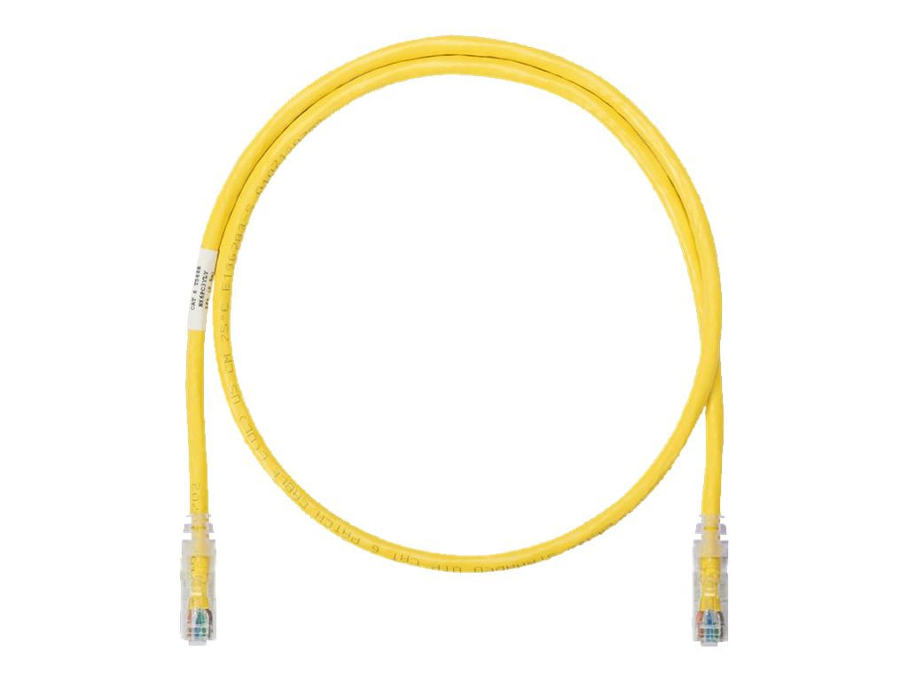 Panduit TX6A 10Gig patch cable - 2 ft - yellow