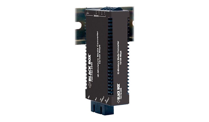 Black Box MultiPower - Industrial - fiber media converter - 10Mb LAN, 100Mb LAN - TAA Compliant