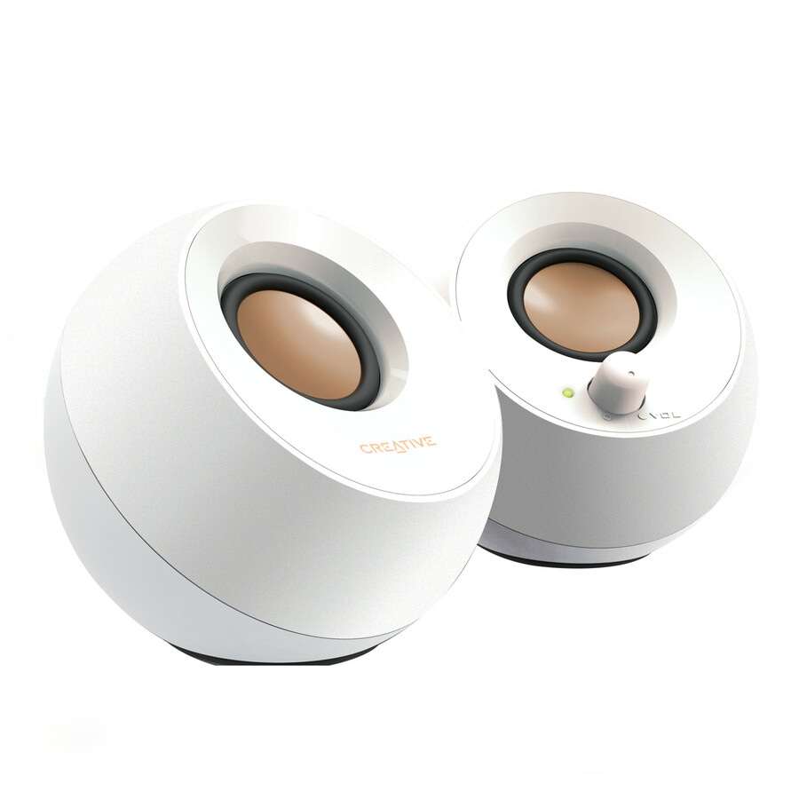 Thumbnail 4 of 12 for Creative Pebble 2 - 0 Speaker System - 4 - 40 W RMS - White