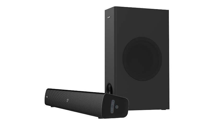 Creative Stage V2 2 - 1 Bluetooth Sound Bar Speaker - 80 W RMS - Black