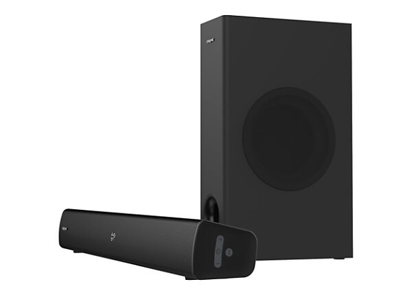 Creative Stage V2 2 - 1 Bluetooth Sound Bar Speaker - 80 W RMS - Black -  51MF8375AA000 - Computer Speakers