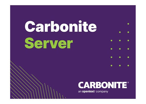 CARBONITE SVR SAAS 0.8TB 1Y RTN 1Y