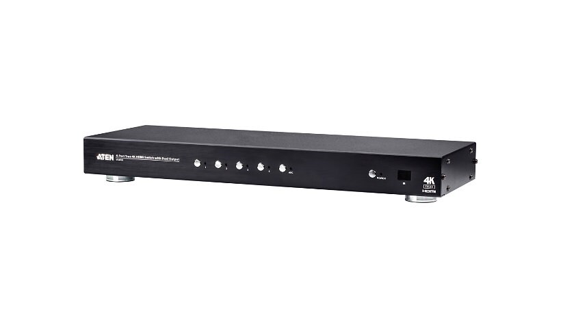ATEN VS482B - video/audio switch - 4 ports - rack-mountable