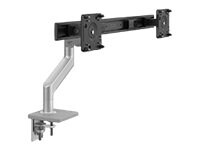 Humanscale M8.1 - mounting kit - for 2 LCD displays - silver with black trim