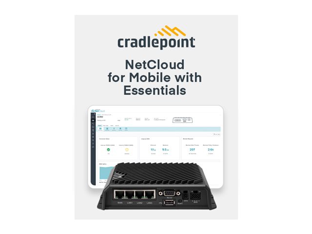 Thumbnail 3 of 3 for Cradlepoint R1900-5GB - wireless router - WWAN - LTE, Wi-Fi 6, Bluetooth - 5G - desktop