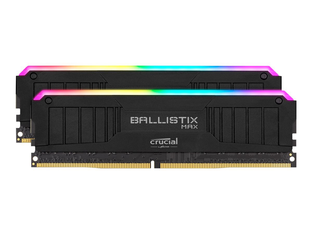 Ballistix MAX RGB - DDR4 - kit - 32 GB: 2 x 16 GB - DIMM 288-pin - 4400 MHz