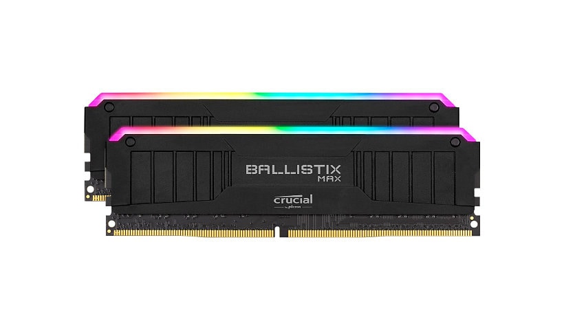 Ballistix MAX RGB - DDR4 - kit - 32 GB: 2 x 16 GB - DIMM 288-pin - 4400 MHz