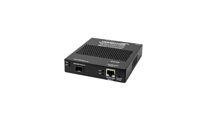 Transition Networks SGPOE Series SGPOE1040-100 - fiber media converter - 10