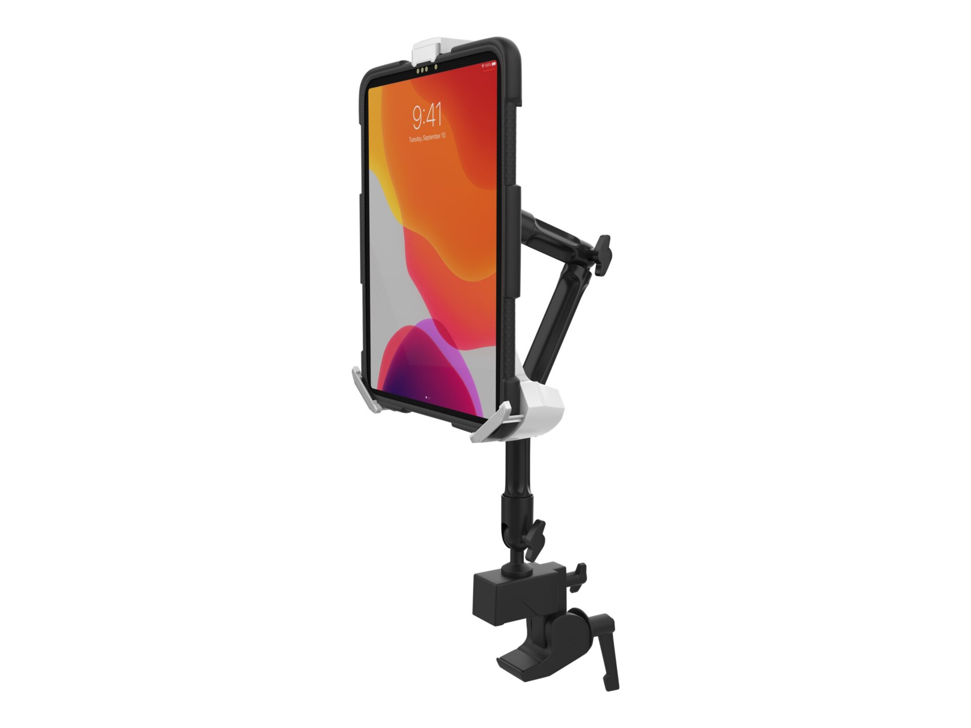 CTA Custom Flex Security Desk Clamp Mount with Tri-Grip Holder - mounting kit - for tablet