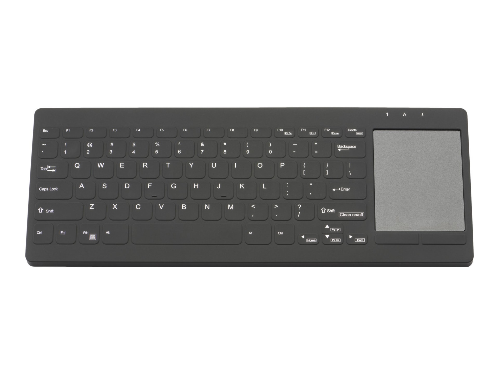 TG3 Electronics CK78 - keyboard - with touchpad - US - black