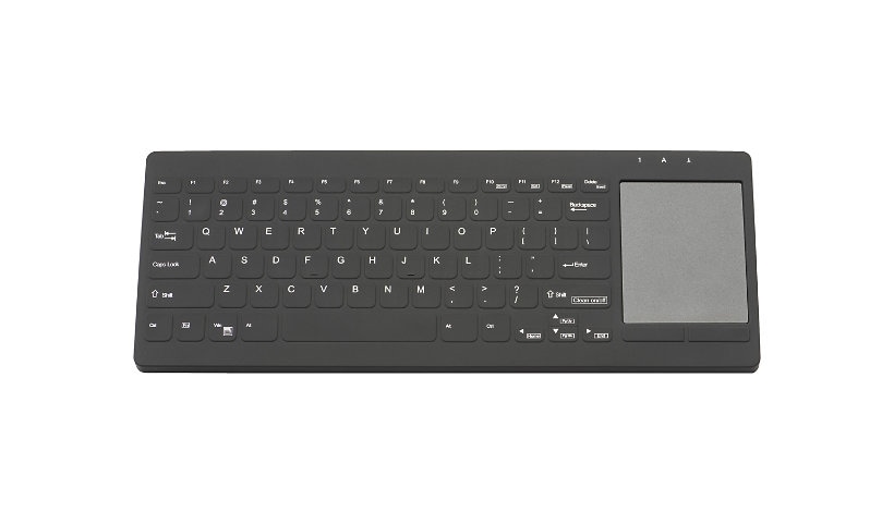 TG3 Electronics CK78 - keyboard - with touchpad - US - black