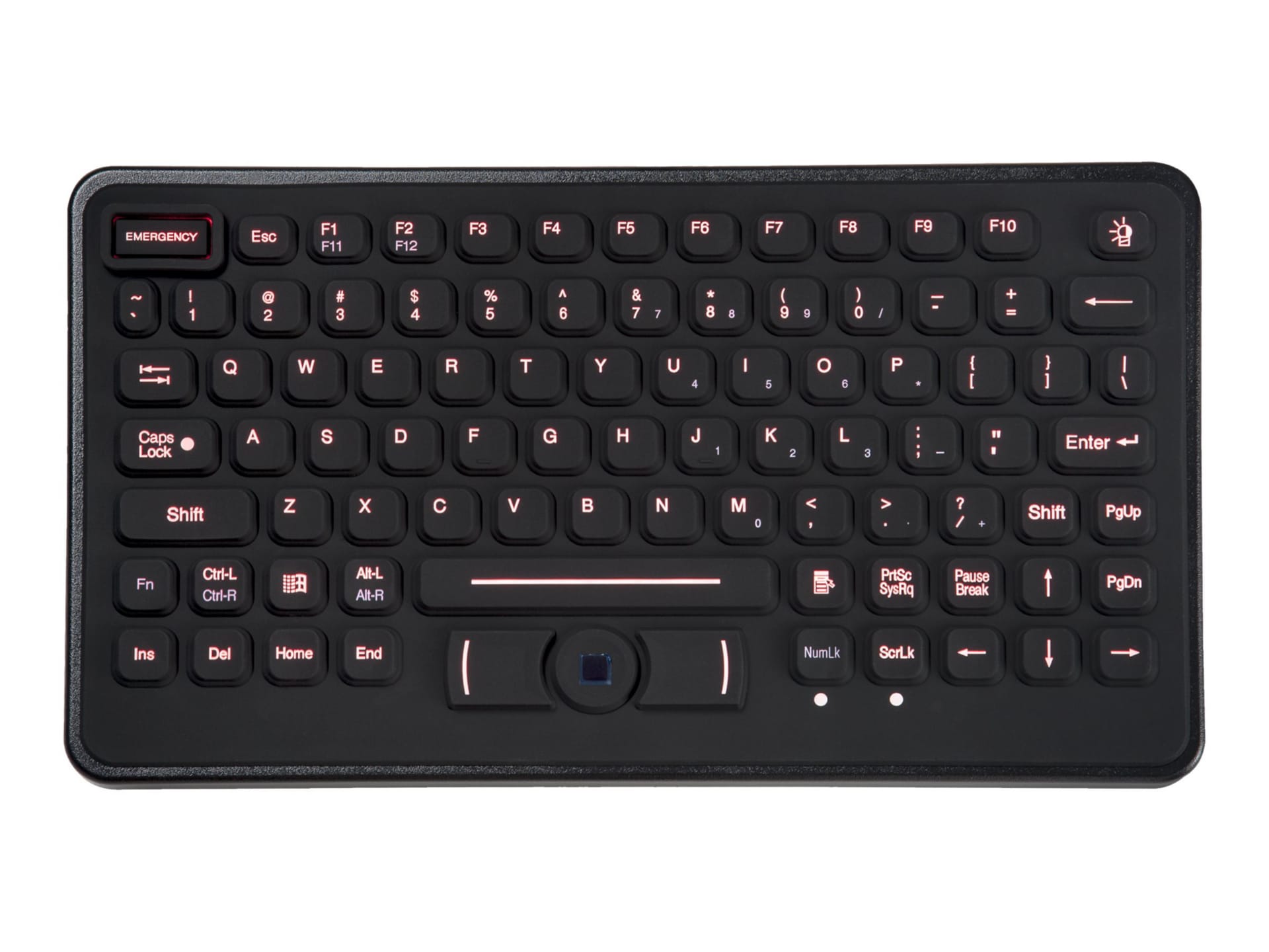 TG3 Electronics BLH Series NEMA 4 LED Backlit Illuminated - keyboard - black