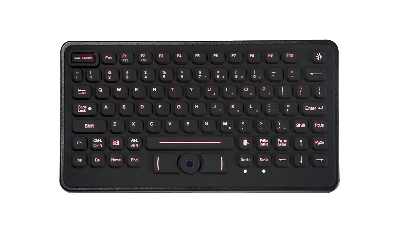 TG3 Electronics BLH Series NEMA 4 LED Backlit Illuminated - keyboard - blac