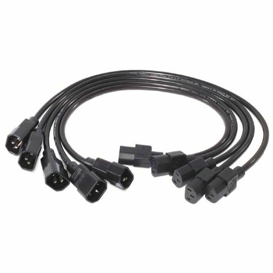 Power Cord Kit (5 ea), C13 to C14, 0.6m