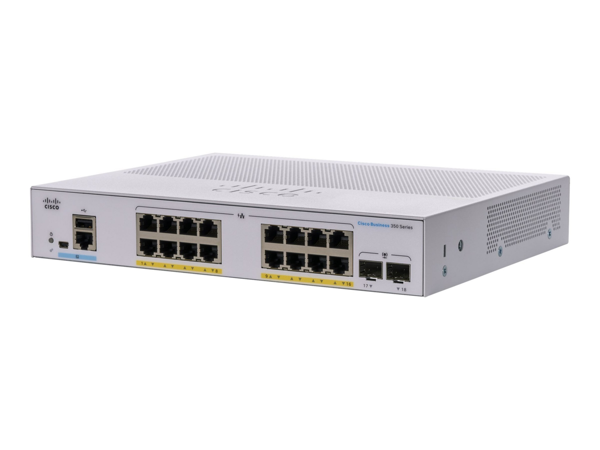 Cisco Business 350 Series CBS350-16P-E-2G - switch - 18 ports - managed - rack-mountable