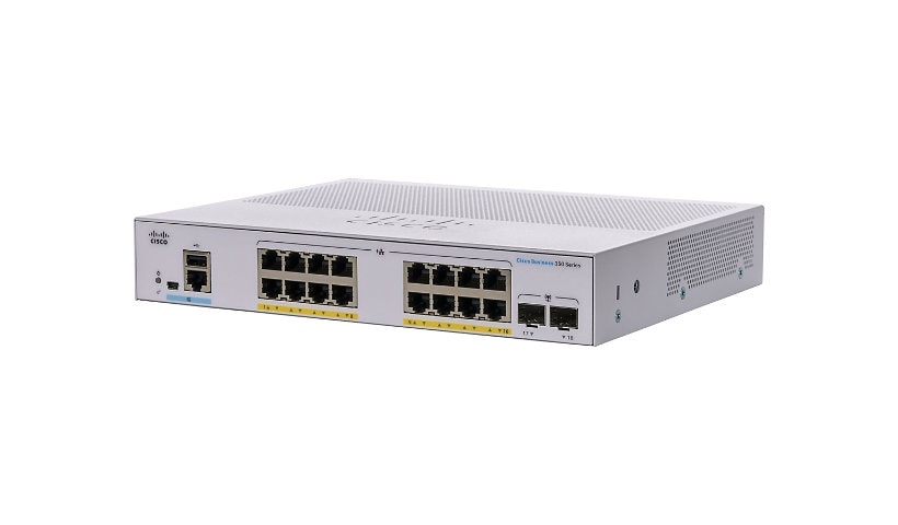 Cisco Business 350 Series 350-16P-E-2G - switch - 18 ports - managed - rack-mountable