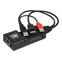 AdderLink INFINITY 101T - Zero U - KVM / audio / USB extender - GigE