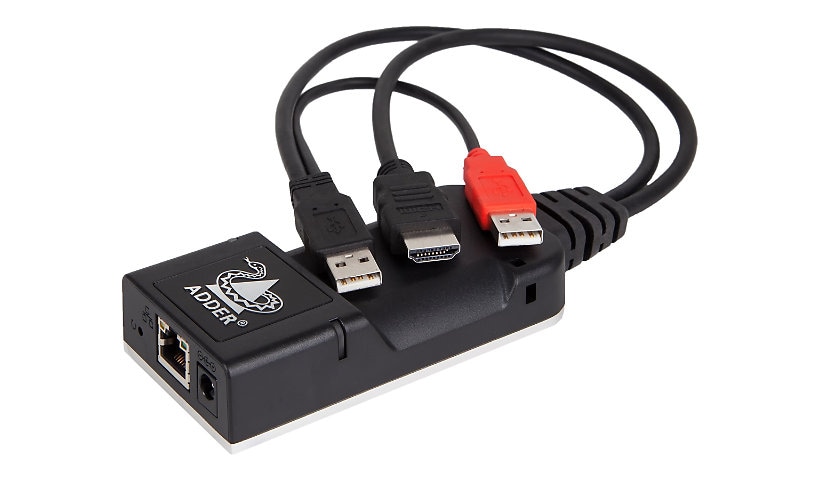 AdderLink INFINITY 101T - Zero U - KVM / audio / USB extender - GigE