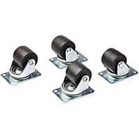 StarTech.com Heavy Duty Server Rack Casters - Set of 4 M6 Casters - 45x75mm Pattern - Replacement