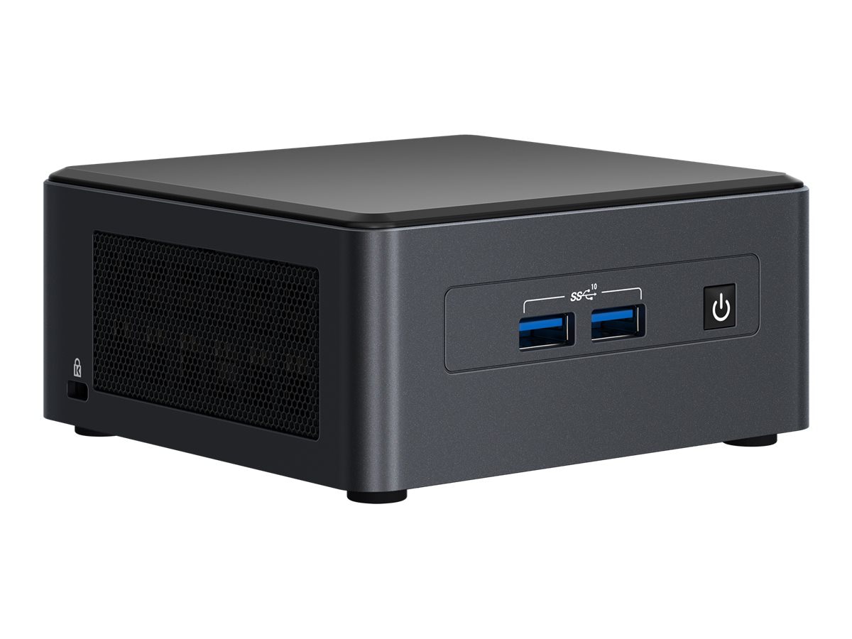 Intel Next Unit of Computing Kit 11 Pro Kit - NUC11TNHi3 - mini PC - Core i3 1115G4 3 GHz - 0 GB - no HDD