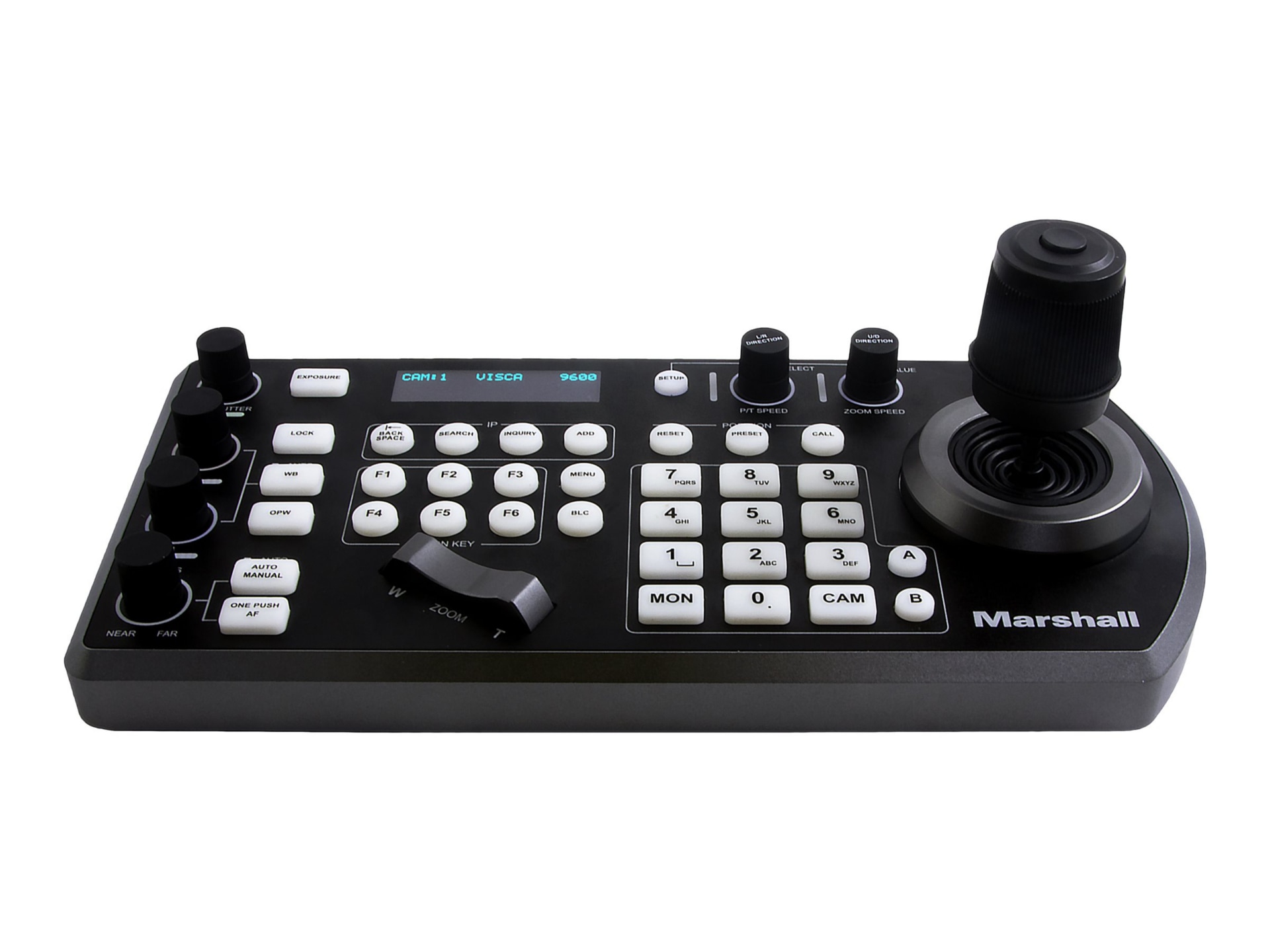 Marshall camera keyboard controller