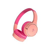 Belkin Wireless On-Ear Headphones for Kids - Pink