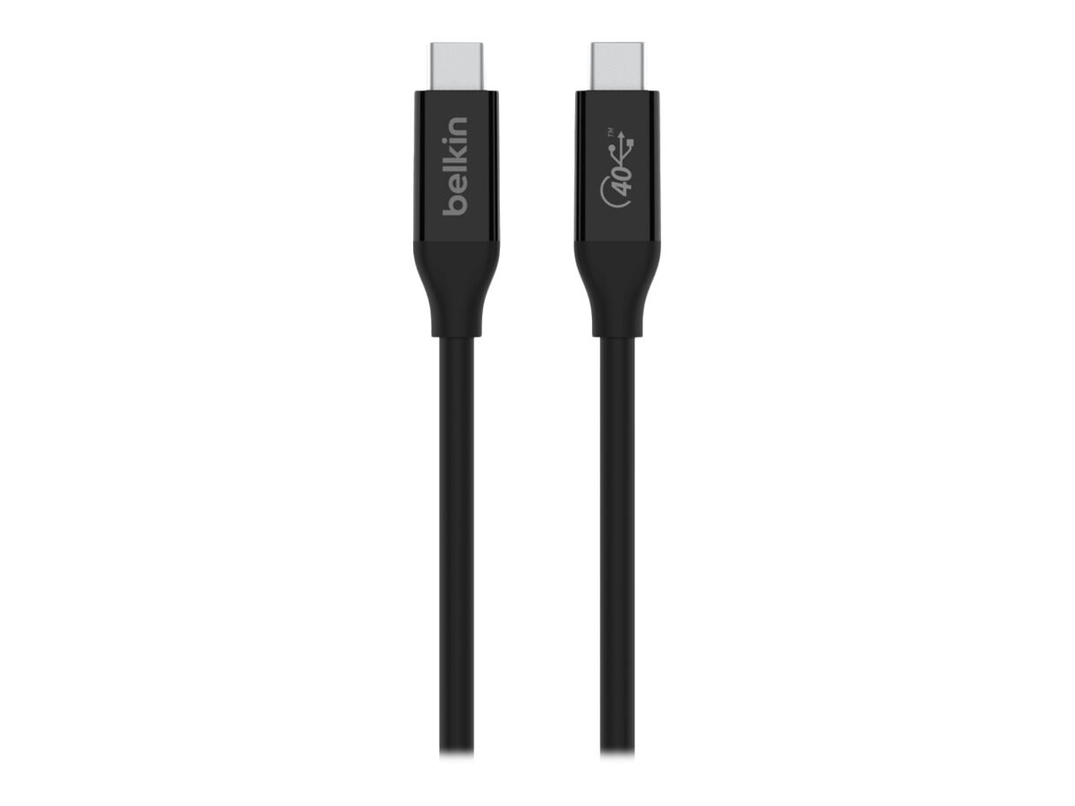 Belkin CONNECT - USB-C cable - 24 pin USB-C to 24 pin USB-C - 2.6 ft