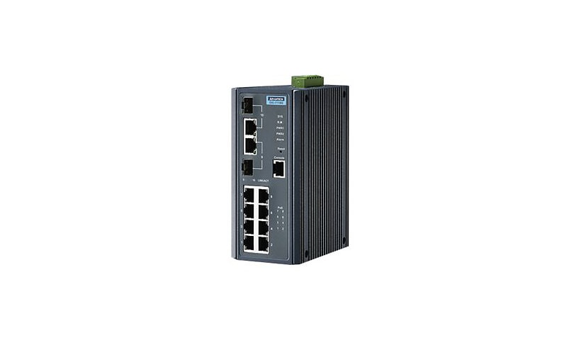 Advantech EKI-7710G-2CPI - switch - 10 ports - managed