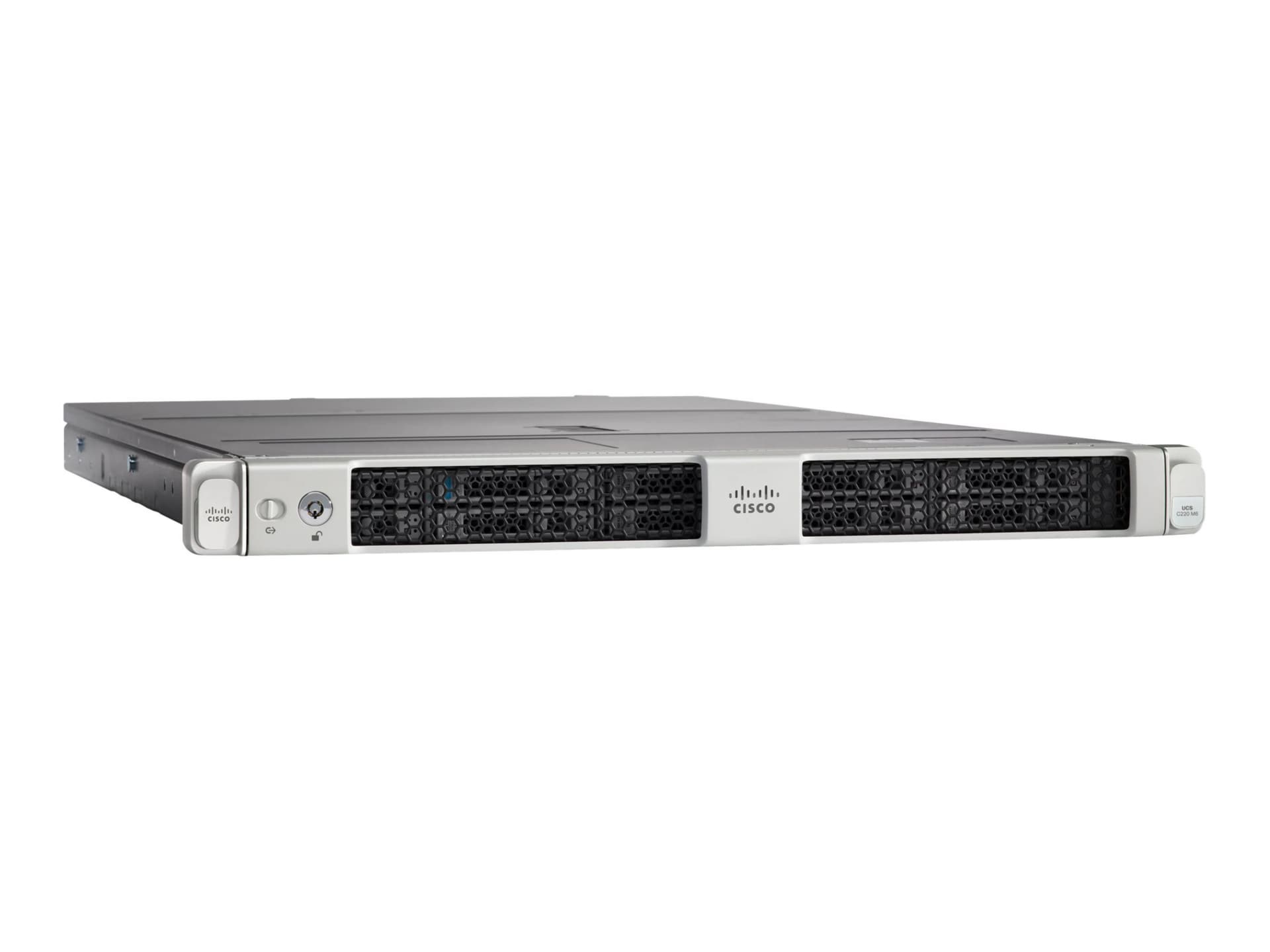 Cisco UCS C220 M6 SFF Rack Server - rack-mountable no CPU - 0 GB - no HDD