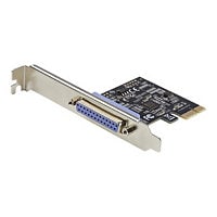 StarTech.com 1-Port Parallel PCIe Card, PCI Express to Parallel DB25 LPT Adapter Card, Desktop Expansion Controller for