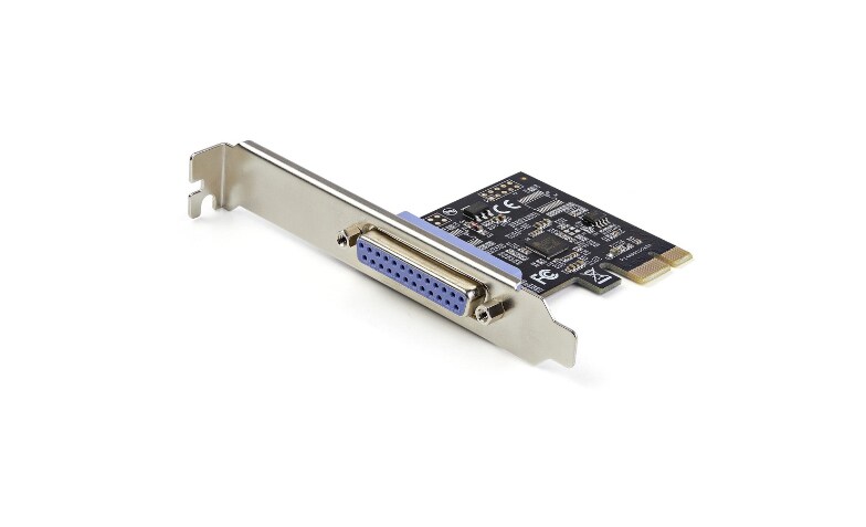 StarTech 1 Port Parallel PCIe Card PCI Express to Parallel DB25 LPT Adapter Card Desktop Expansion Controller for PEX1P2 Server Accessories CDW