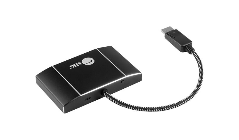 SIIG 8K 1x3 DisplayPort 1.4 to DisplayPort MST Hub Splitter - video/audio splitter - 3 ports