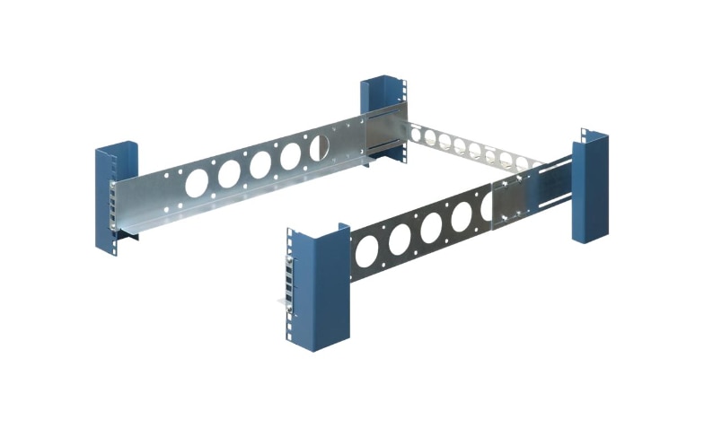 Rack Solutions 2U Universal Rail 24in Depth with Wirebar - 2UKIT