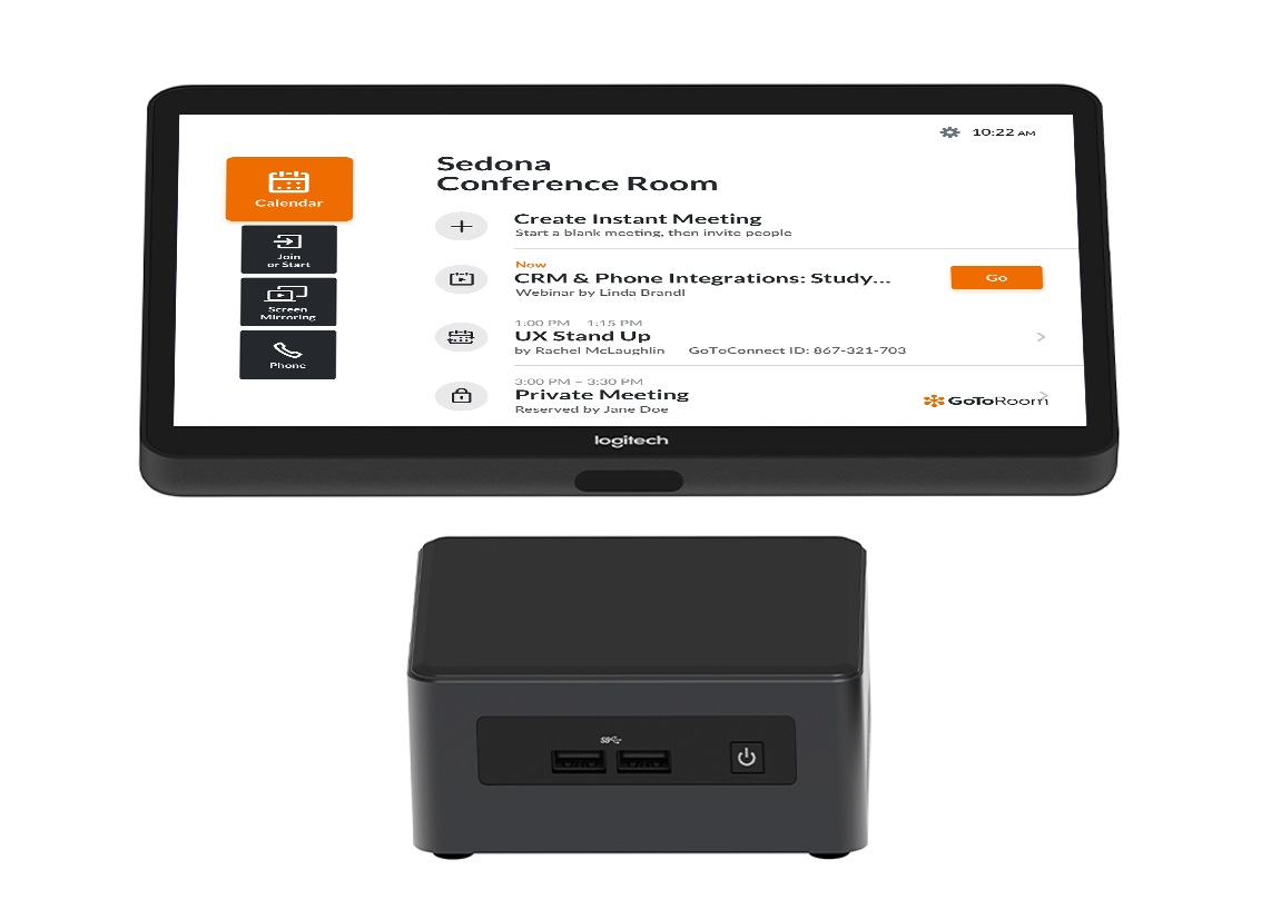 Logitech Tap for GoToRoom Base Model - video conferencing kit - with NUC