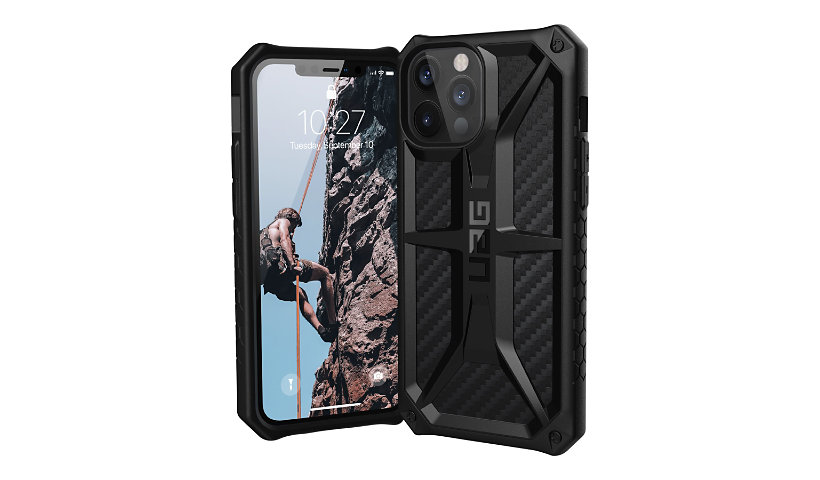 UAG Rugged Case for iPhone 12 Pro Max 5G - Monarch Carbon Fiber