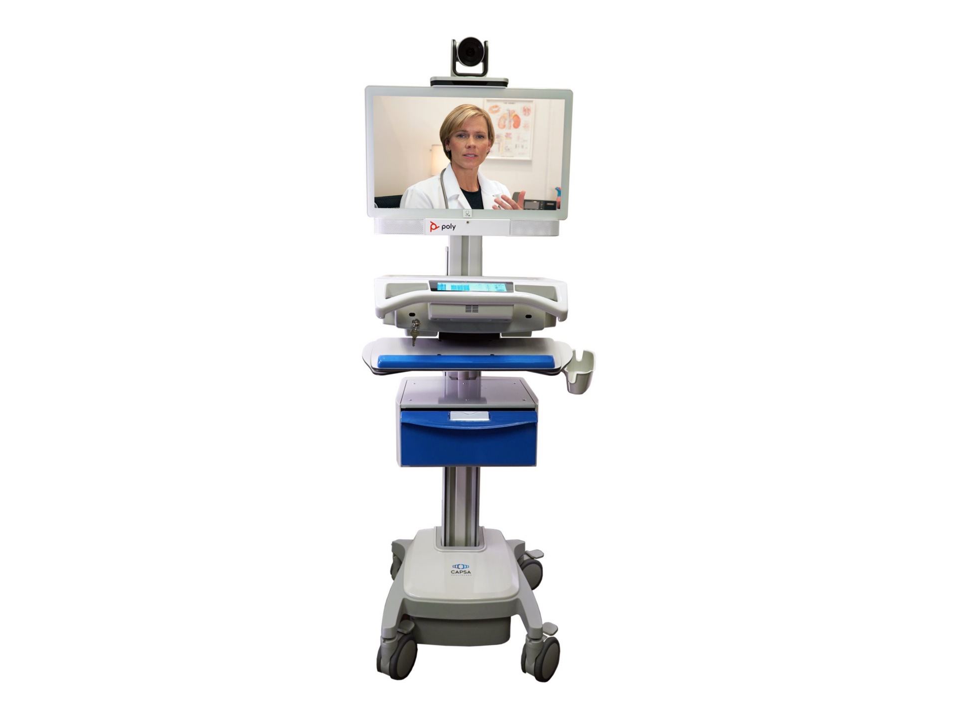 Poly Telehealth Cart - video conferencing kit
