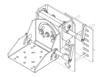 Havis MH-1008 Forklift Clamp Mount - Heavy Duty mounting kit - for tablet
