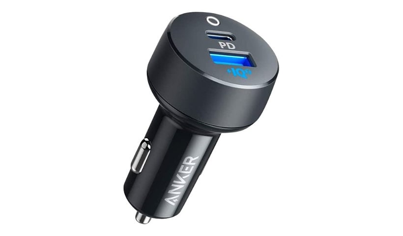 Anker PowerDrive PD+ 2 car power adapter - USB, USB-C - 18 Watt