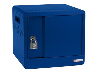 Bretford Cube Micro Station TVS10PAC - cabinet unit - for 10 notebooks/tablets - royal blue