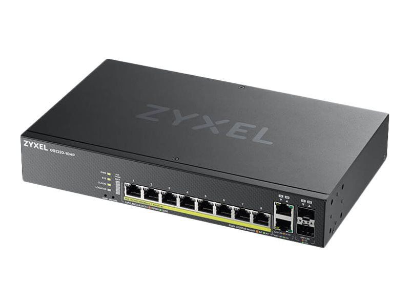 Zyxel GS2220-10HP - switch - 8 ports - managed - rack-mountable