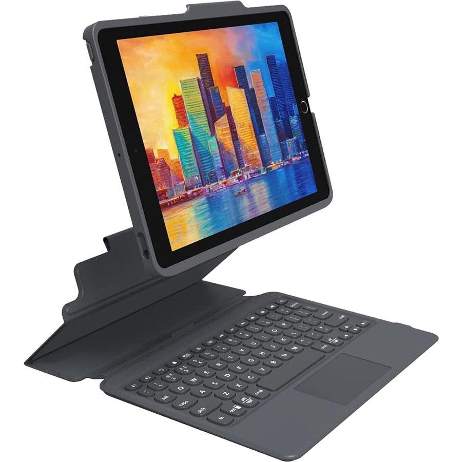 ZAGG-KB-Pro Keys w/ Trackpad-Apple-iPad 10.2 Pro-FG-Charcoal