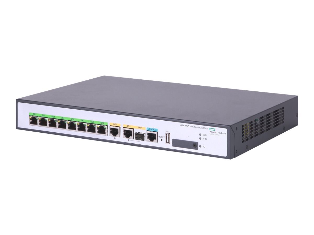 HPE FlexNetwork MSR958 - routeur - Montable sur rack